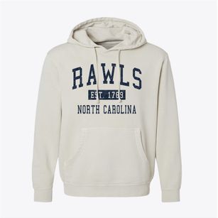Rawls North Carolina Classic Established Pigment-Dyed Hoodie