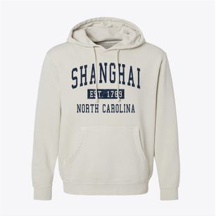 Shanghai North Carolina Classic Established Pigment-Dyed Hoodie