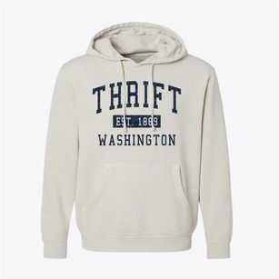 Thrift Washington Classic Established Pigment-Dyed Hoodie