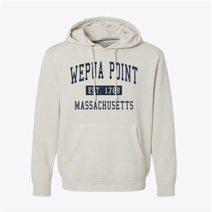 Wepua Point Massachusetts Classic Established Pigment-Dyed Hoodie