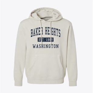 Baker Heights Washington Classic Established Pigment-Dyed Hoodie