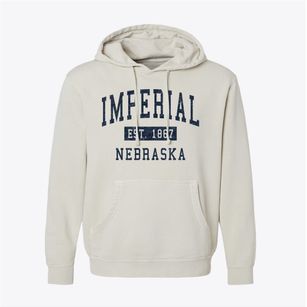 Imperial Nebraska Classic Established Pigment-Dyed Hoodie