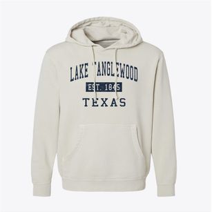 Lake Tanglewood Texas Classic Established Pigment-Dyed Hoodie