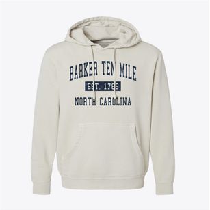 Barker Ten Mile North Carolina Classic Established Pigment-Dyed Hoodie