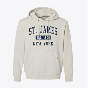 St. James New York Classic Established Pigment-Dyed Hoodie