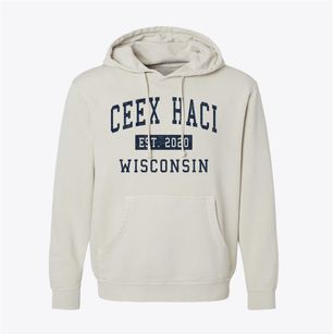 Ceex Haci Wisconsin Classic Established Pigment-Dyed Hoodie