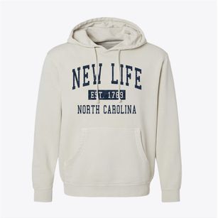 New Life North Carolina Classic Established Pigment-Dyed Hoodie