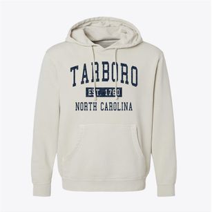 Tarboro North Carolina Classic Established Pigment-Dyed Hoodie