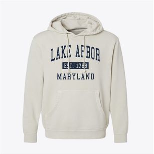 Lake Arbor Maryland Classic Established Pigment-Dyed Hoodie