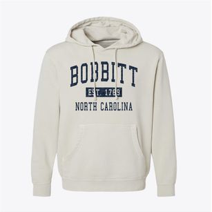 Bobbitt North Carolina Classic Established Pigment-Dyed Hoodie