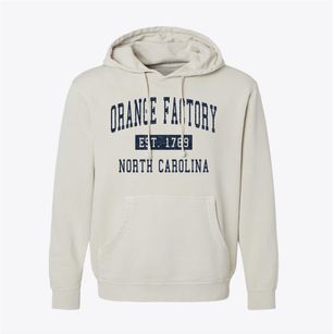 Orange Factory North Carolina Classic Established Pigment-Dyed Hoodie