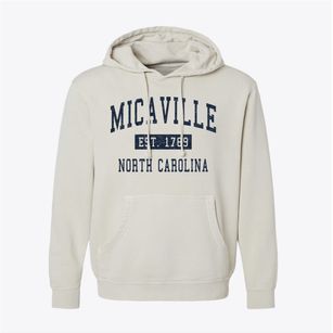 Micaville North Carolina Classic Established Pigment-Dyed Hoodie