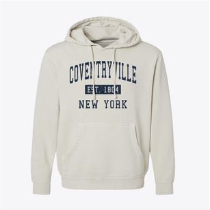 Coventryville New York Classic Established Pigment-Dyed Hoodie