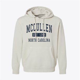 Mccullen North Carolina Classic Established Pigment-Dyed Hoodie