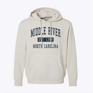 Middle River North Carolina Classic Established Pigment-Dyed Hoodie