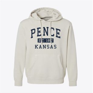 Pence Kansas Classic Established Pigment-Dyed Hoodie