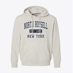 North Russell New York Classic Established Pigment-Dyed Hoodie