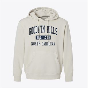Goodwin Hills North Carolina Classic Established Pigment-Dyed Hoodie