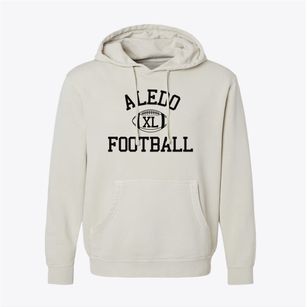 Aledo Primary School Classic Football Pigment-Dyed Hoodie