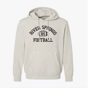 River Springs Classic Football Pigment-Dyed Hoodie