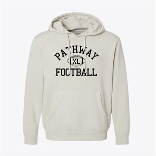 Pathway Christian School Classic Football Pigment-Dyed Hoodie