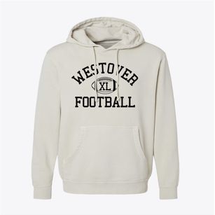 Westover High School Classic Football Pigment-Dyed Hoodie