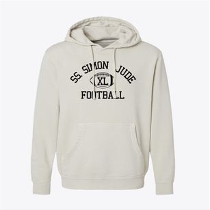 Ss Simon & Jude School Classic Football Pigment-Dyed Hoodie