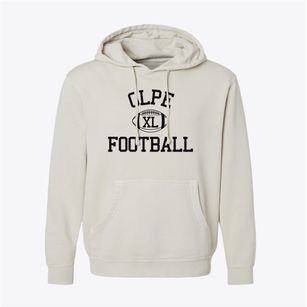 Olpe High School Classic Football Pigment-Dyed Hoodie