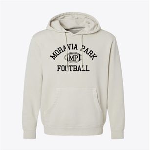 Moravia Park Primary School Classic Football Pigment-Dyed Hoodie