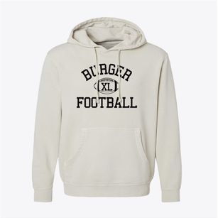 Burger School Classic Football Pigment-Dyed Hoodie