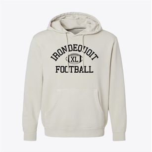 Irondequoit High School Classic Football Pigment-Dyed Hoodie
