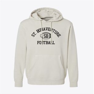 Saint Bonaventure School Classic Football Pigment-Dyed Hoodie