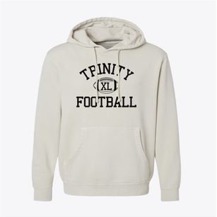 Trinity Christian School Classic Football Pigment-Dyed Hoodie