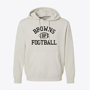 Browns Private School Classic Football Pigment-Dyed Hoodie