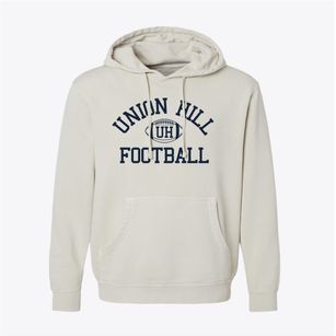 Union Hill School Classic Football Pigment-Dyed Hoodie
