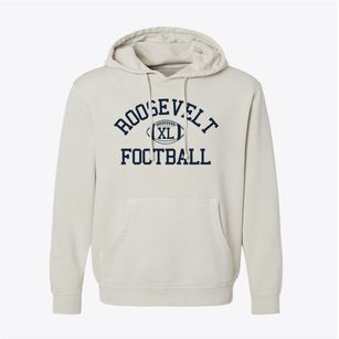 Roosevelt Childrens Center Classic Football Pigment-Dyed Hoodie