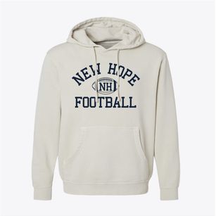 New Hope Christian Academy Classic Football Pigment-Dyed Hoodie