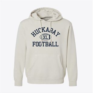 Huckabay School Classic Football Pigment-Dyed Hoodie