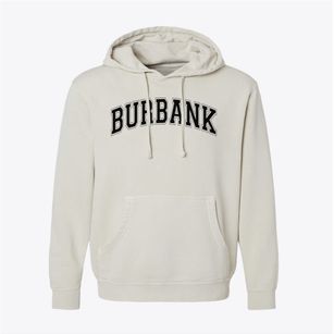 Burbank High School Varsity Arch Pigment-Dyed Hoodie