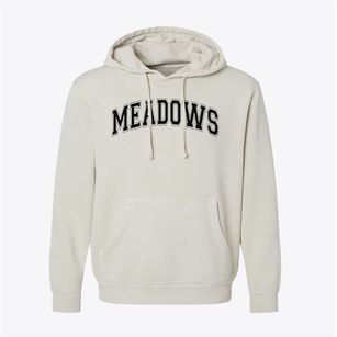 Meadows Elementary School Varsity Arch Pigment-Dyed Hoodie