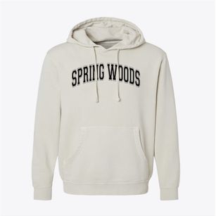 Spring Woods Middle School Varsity Arch Pigment-Dyed Hoodie