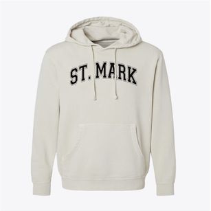 Saint Mark Lutheran School Varsity Arch Pigment-Dyed Hoodie