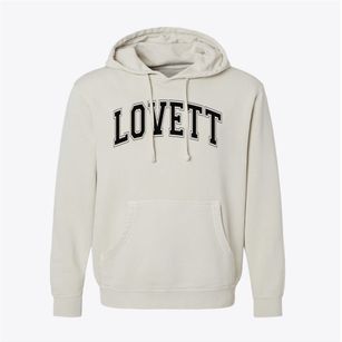 Lovett Elementary School Varsity Arch Pigment-Dyed Hoodie