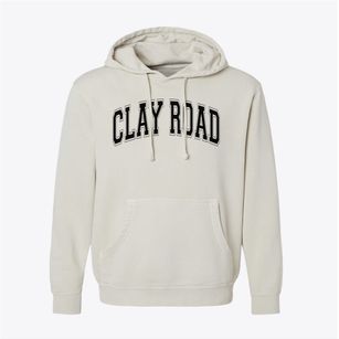 Clay Road Baptist School Varsity Arch Pigment-Dyed Hoodie