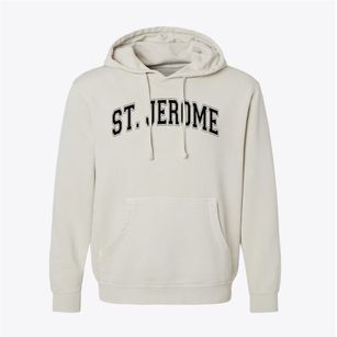 Saint Jerome School Varsity Arch Pigment-Dyed Hoodie