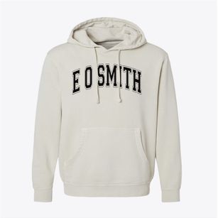 E O Smith Education Center Varsity Arch Pigment-Dyed Hoodie
