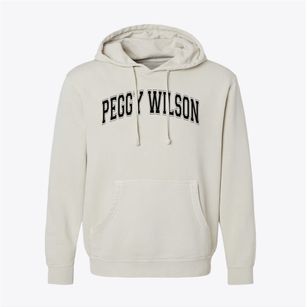 Peggy Wilson Elementary School Varsity Arch Pigment-Dyed Hoodie