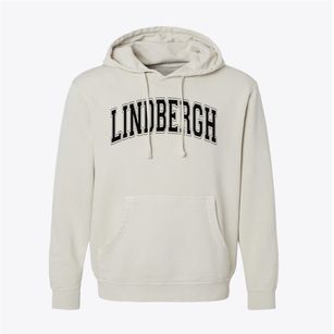 Lindbergh Elementary School Varsity Arch Pigment-Dyed Hoodie