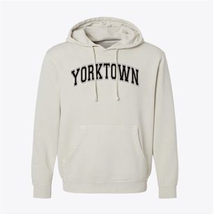 Yorktown High School Varsity Arch Pigment-Dyed Hoodie