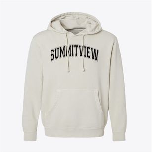 Summitview Elementary School Varsity Arch Pigment-Dyed Hoodie